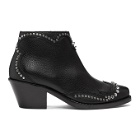 McQ Alexander McQueen Black New Solstice Zip Boots