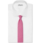Emma Willis - 9cm Mélange Textured-Cashmere Tie - Pink