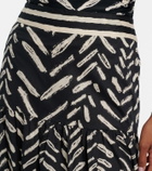 Johanna Ortiz Printed cotton maxi skirt