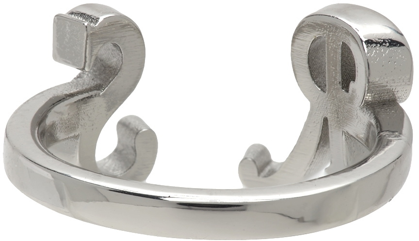 Raf Simons Silver RS Ring Raf Simons