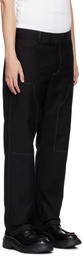 Soulland Black Emery Trousers