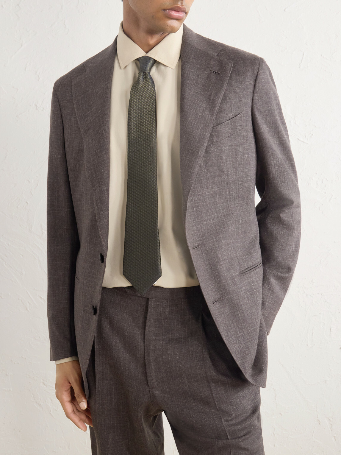 Zegna - 8 cm Silk-Jacquard Tie