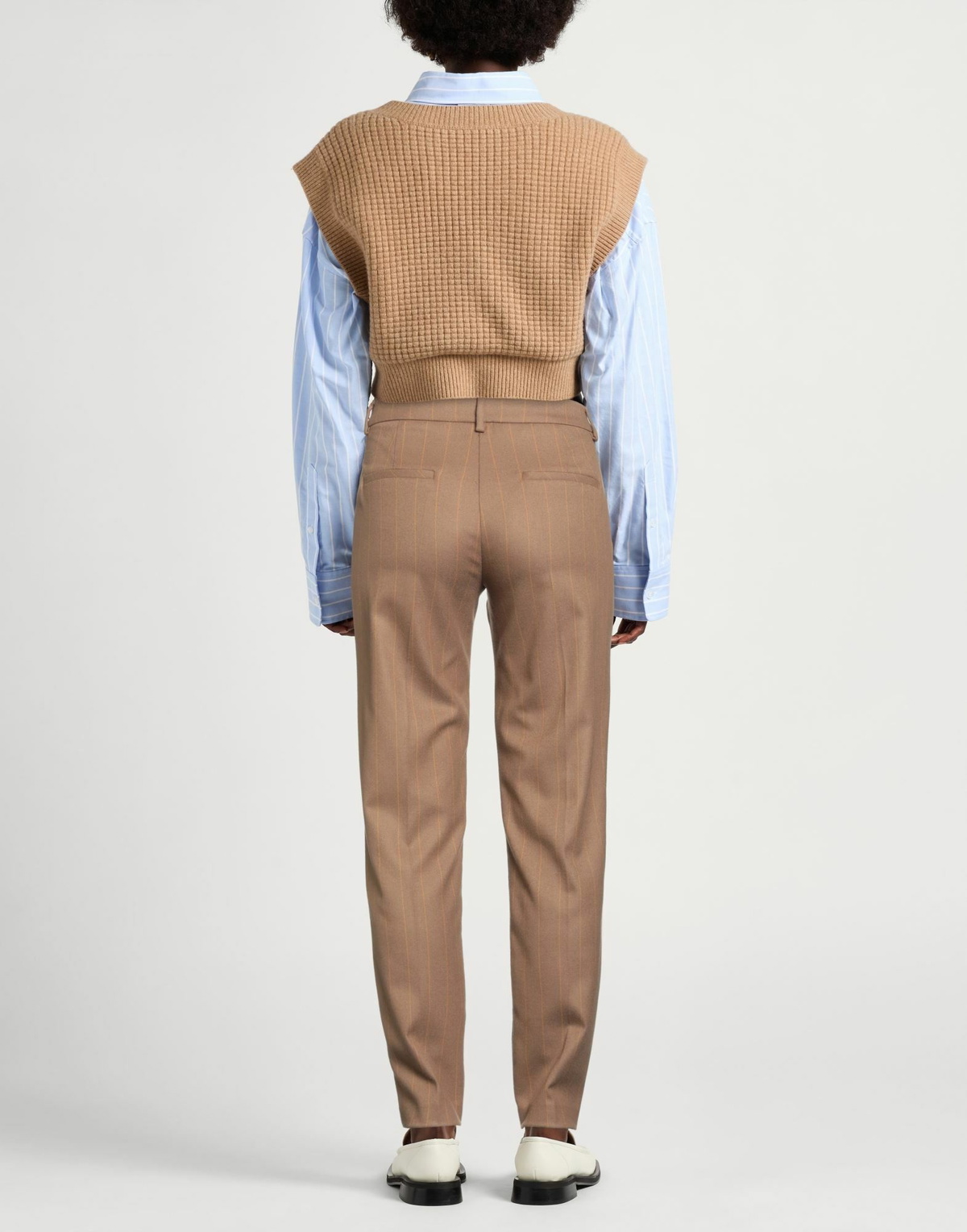 Manila Grace Womens Pants in Camel