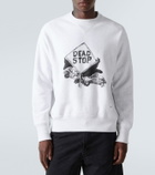 Comme des Garçons Homme Printed cotton jersey sweatshirt