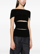 Peter Do Black Knitted Cut-Out Top