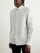 Bottega Veneta - Pinstriped Cotton-Poplin Shirt - White