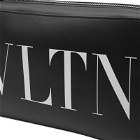 Valentino Men's VLTN Cross Body Bag in Black/White