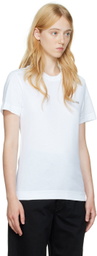 ZEGNA White Embroidered T-Shirt