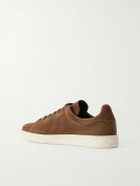 TOM FORD - Warwick Perforated Suede Sneakers - Brown