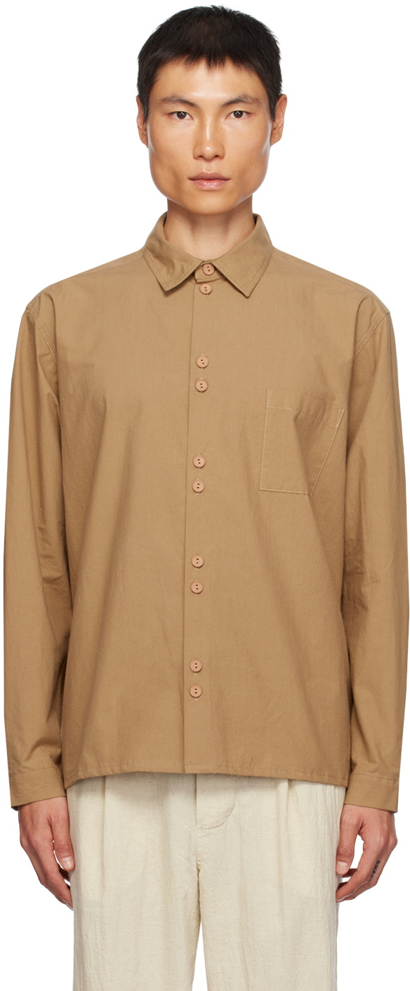 XENIA TELUNTS Tan Daily Shirt