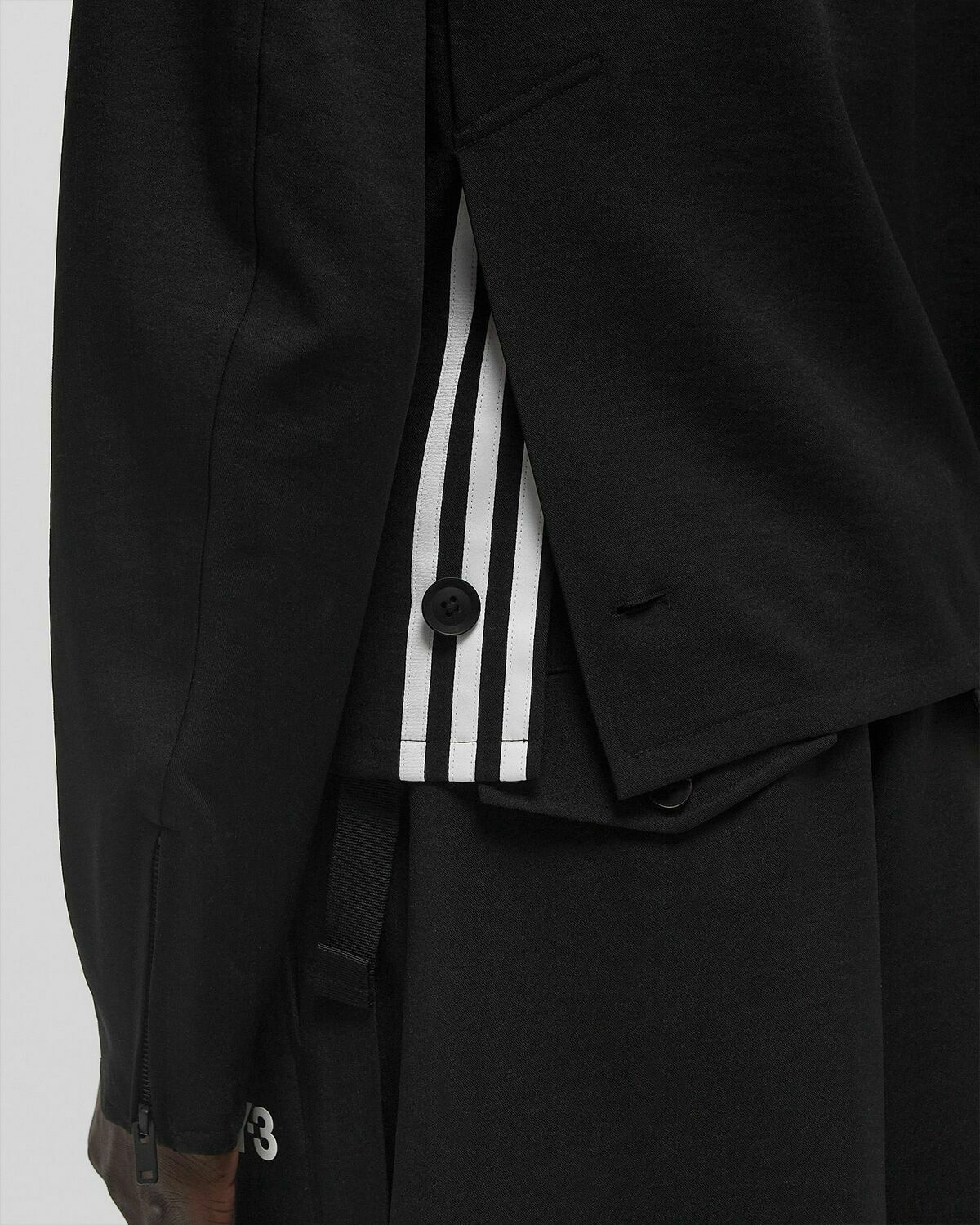 Y-3 SP UNI 3S JACKET Black Mens Bomber Jackets/Track Jacket Y-3 Y-3 SP UNI 3S JACKET Black Mens Bomber Jackets/Track Jacket Y-3
