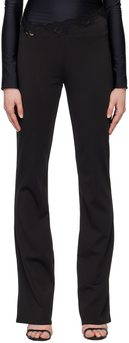 VAILLANT Black Asymmetric Trousers