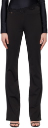 VAILLANT Black Asymmetric Trousers