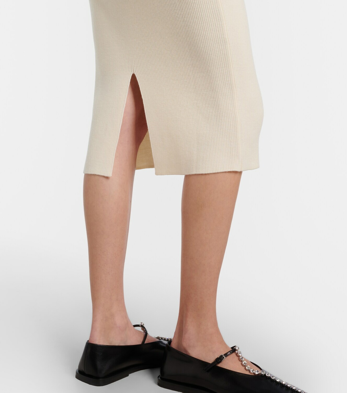 Jil Sander Knitted wool midi dress
