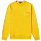 Napapijri Men's Patch Logo Crew Sweat in Yellow