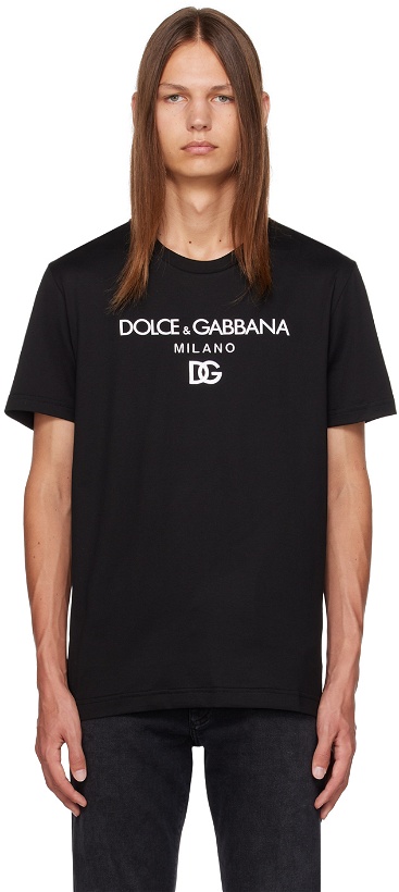 Photo: Dolce & Gabbana Black 'D&G' T-Shirt