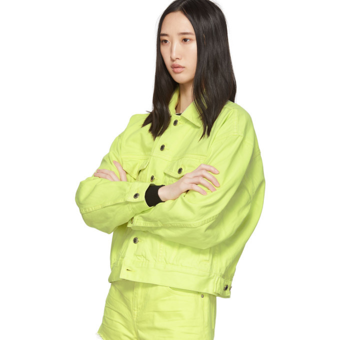 Alexander Wang Yellow Denim Game Jacket Alexander Wang