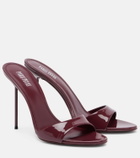 Paris Texas Lidia patent leather mules