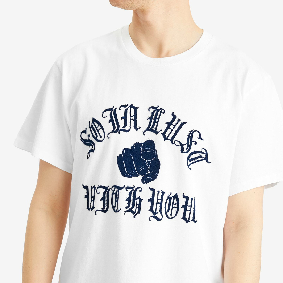 Second/Layer Men's In List Baggy Baby T-Shirt in White