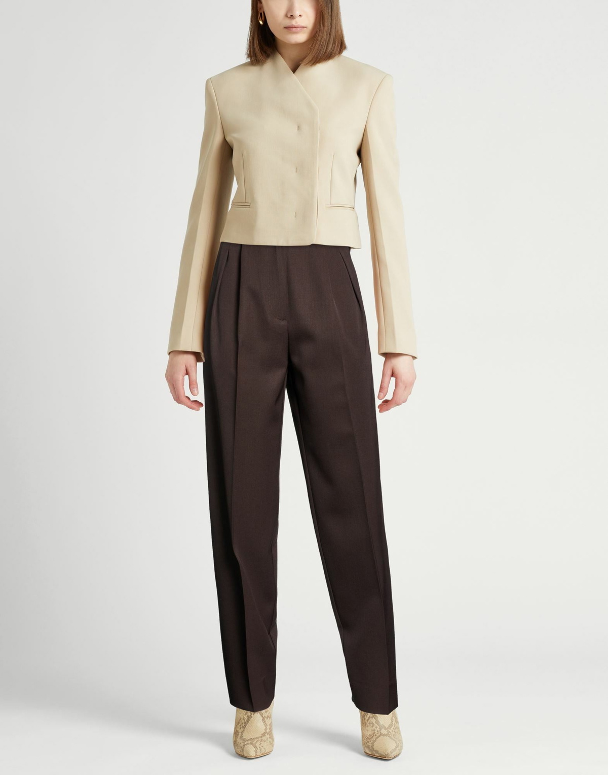 Drumohr Womens Pants in Dark brown