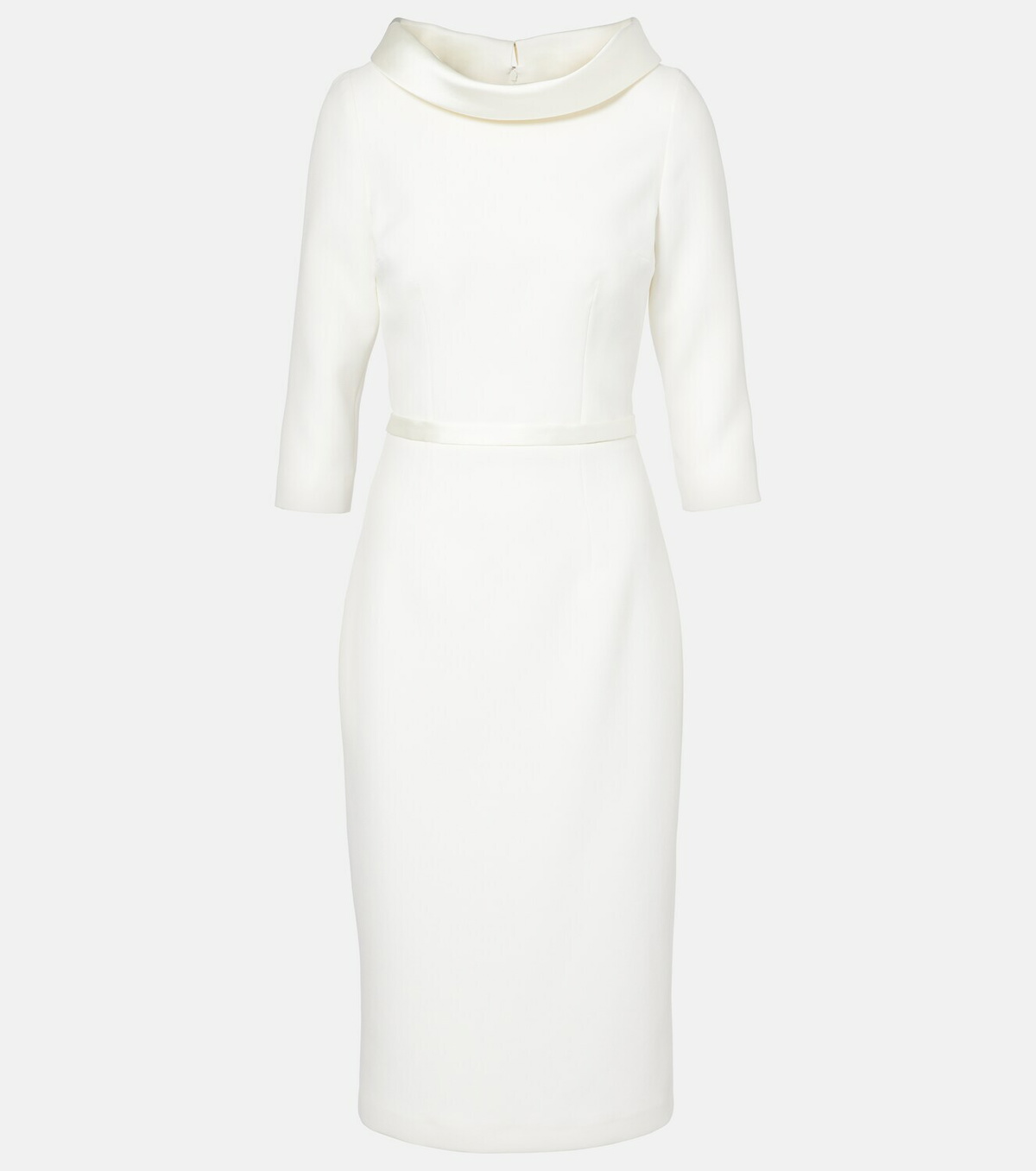 Safiyaa Bridal Meryl crêpe midi dress