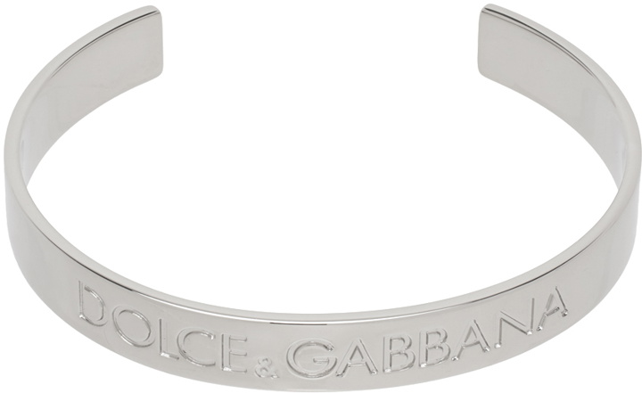 Photo: Dolce&Gabbana Silver Cuff Bracelet