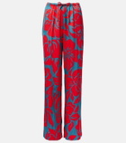 Dries Van Noten Floral palazzo pants