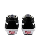 Vans Vault Men's UA OG SK8-Mid LX Sneakers in Suede/Canvas Black/White