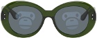 BAPE Green BS13014 Sunglasses