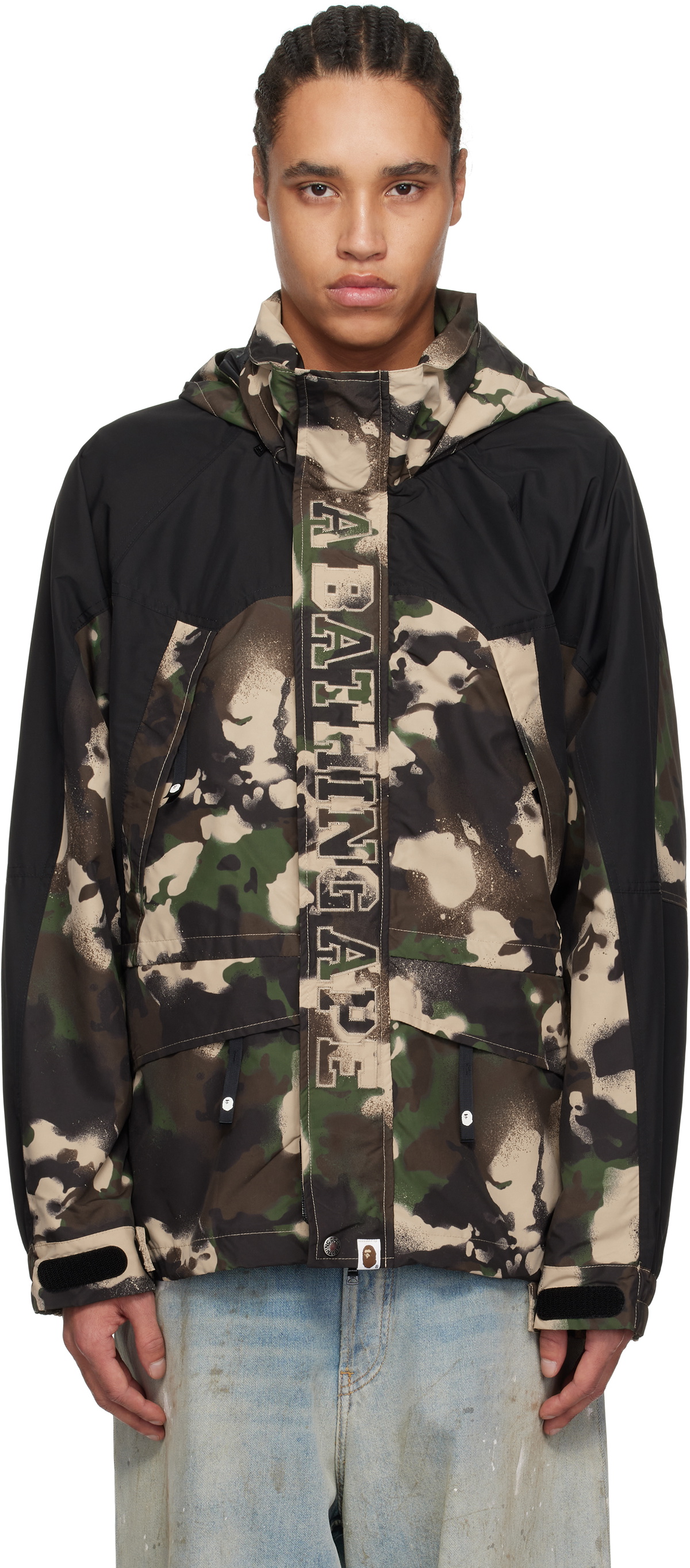 BAPE Purple Camo Snowboard Jacket A Bathing Ape
