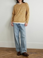 Federico Curradi - Linen and Cotton-Blend Sweater - Orange