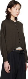 Cordera Brown Cotton & Cashmere Cardigan