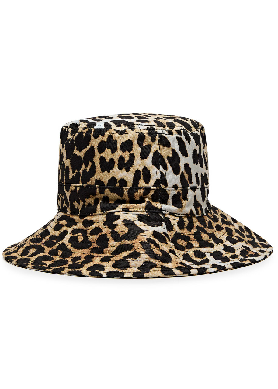 ハット GANNI WOOL HAT WITH LEOPARD PATTERN GANNI Graphic Wool Mix Printed Leopard Beanie | Shopbop