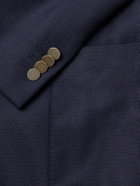 Boglioli - Double-Breasted Virgin Wool-Hopsack Blazer - Blue