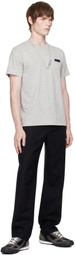 Givenchy Gray Regular Fit Logo T-shirt