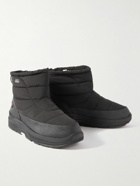 Suicoke - Bower-Evab Rubber-Trimmed Quilted Shell Boots - Black