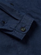 Oliver Spencer - Milford Linen Shirt Jacket - Blue