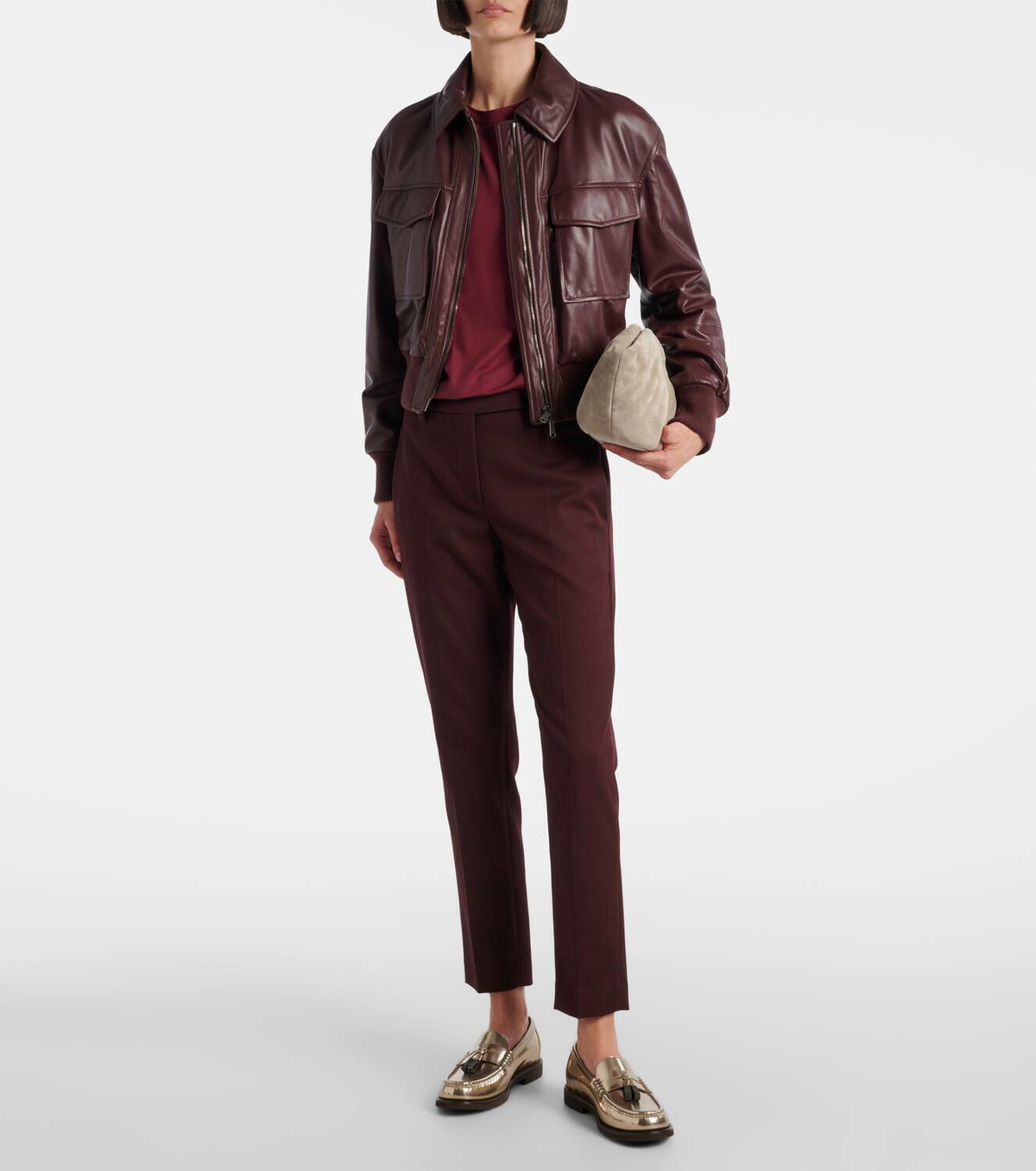 Brunello Cucinelli Leather jacket