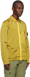 Stone Island Yellow Spread Collar Jacket