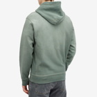 RRL Men's Popover Hoodie in Collegiate Green