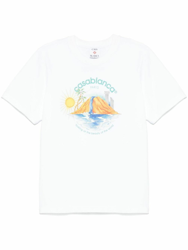 Photo: Casablanca White Oasis T-Shirt