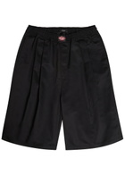 Willy Chavarria Orale Canvas Shorts Black
