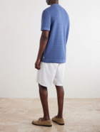 Onia - Open-Knit Cotton Shirt - Blue