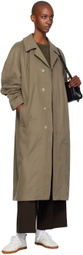 Filippa K Taupe Cotton Gabardine Car Coat