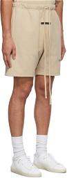 Essentials SSENSE Exclusive Beige Fleece Sweat Shorts