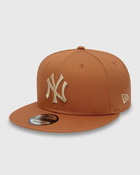 New Era Side Patch 9 Fifty New York Yankees Brown - Mens - Caps