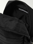 Neighborhood - Vertical Mini Logo-Appliquéd Mesh-Trimmed CORDURA® Messenger Bag