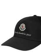 MONCLER - Logo Detail Cotton Baseball Cap