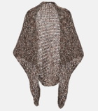 Brunello Cucinelli Mohair-blend poncho