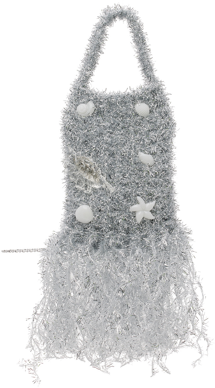 TheOpen Product Silver Shell Bag